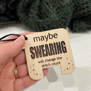 Mini herramienta para tejer Tarjeta de referencia de tejido de madera Envolturas por pulgada Tarjeta WPI Regalo para artesanos Vacaciones 2024