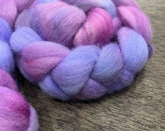 LEGO BRICKS Hand Dyed Spinning Fibre Corriedale Cross Roving Non Superwash