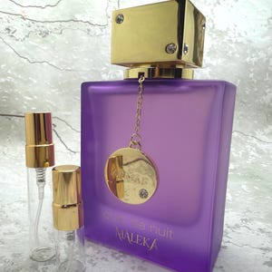 Maleka Sample Club de Nuit Armaf - Middle Eastern Perfume Samples- Arab Perfume Samples