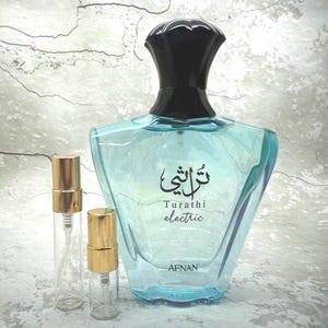 Turathi Electric Sample Afnan - Middle Eastern Perfume Samples- Arab Perfume Samples