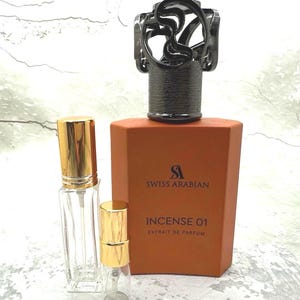 Incense 01 Swiss Arabian Sample - Woody Incense - Arab Middle Eastern Perfume
