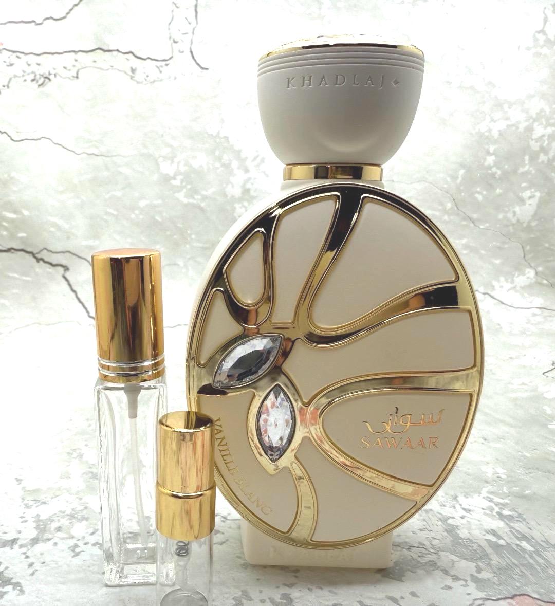Sawaar Vanille Blanc Khadlaj Sample - Fruity Vanilla - Arab Middle