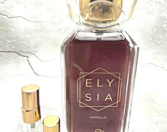 Elysia Vanilla Sample - Brown Sugar Floral Vanilla - Fragrance World Arab Middle Eastern Perfume Decant