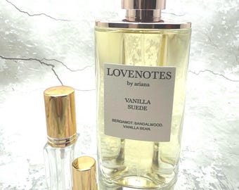 Lovenotes Vanilla Suede Sample - Lactonic Powdery Vanilla Perfume Decant