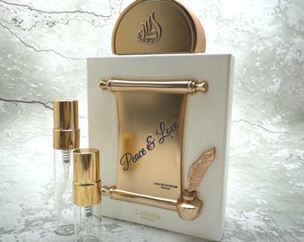 Peace & Love Sample  Lattafa - Middle Eastern Perfume Samples - Arab Perfume Samples