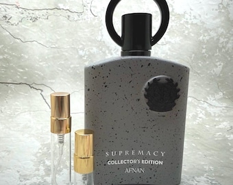 Afnan Supremacy Collector&#39;s Edition Sample - Middle Eastern Perfume Samples- Arab Perfume Samples