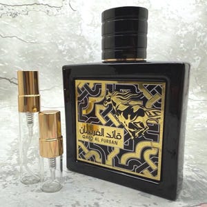Qaed Al Fursan Sample Lattafa - Middle Eastern Perfume Samples- Arab Perfume Samples
