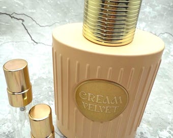Khadlaj Cream Velvet Sample - Vanilla Caramel - Arab Middle Eastern Perfume Decant