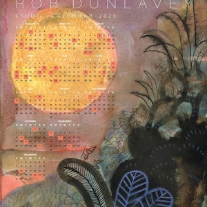 Afiche del calendario de Rob Dunlavey para 2025