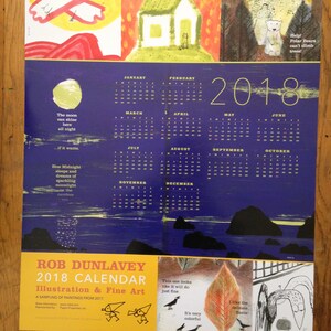 Cartel del calendario de estudio 2018