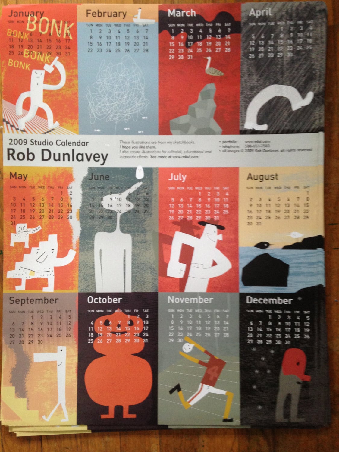 1981 Wall Calendar - Etsy