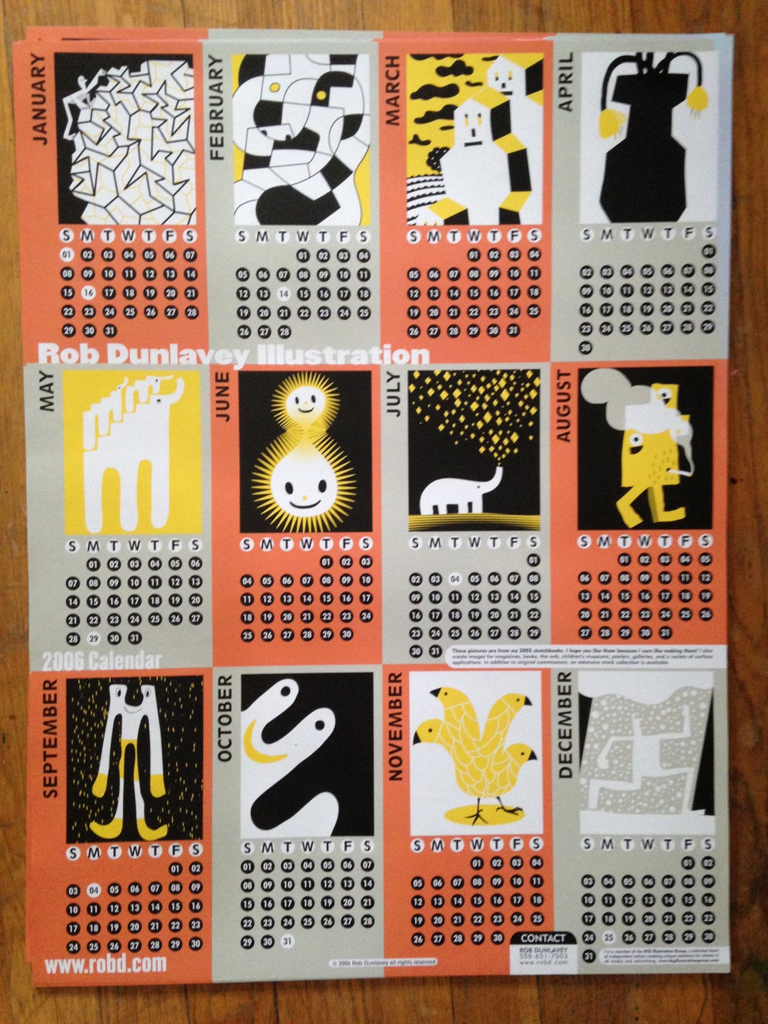 2006 Studio Calendar Etsy