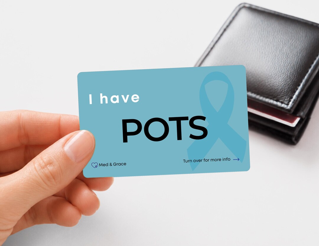 Personalized POTS Medical Alert Card: Emergency Contact ID - Etsy