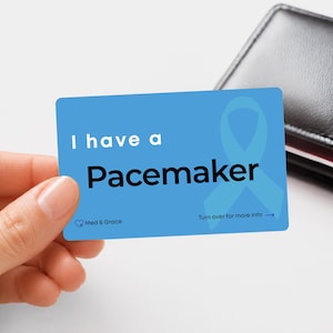 Pacemaker Medical Alert Card: Emergency Contact ID