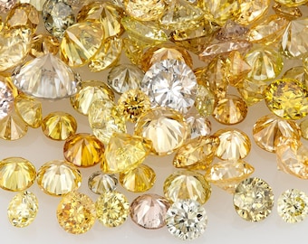 0.25ct Multicolor Natural Diamonds | 1.0–2.0mm Untreated Round Melee Mix | Loose Accent Stones Scoop