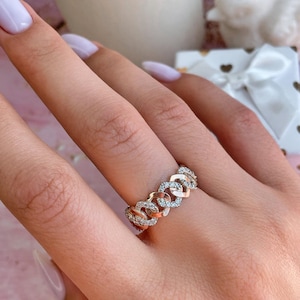 Infinity Sign Ring for Women, Infinity Knot Ring, Silver Infinity Ring, Figure Eight, Infinity Symbol, Stackable  Ring