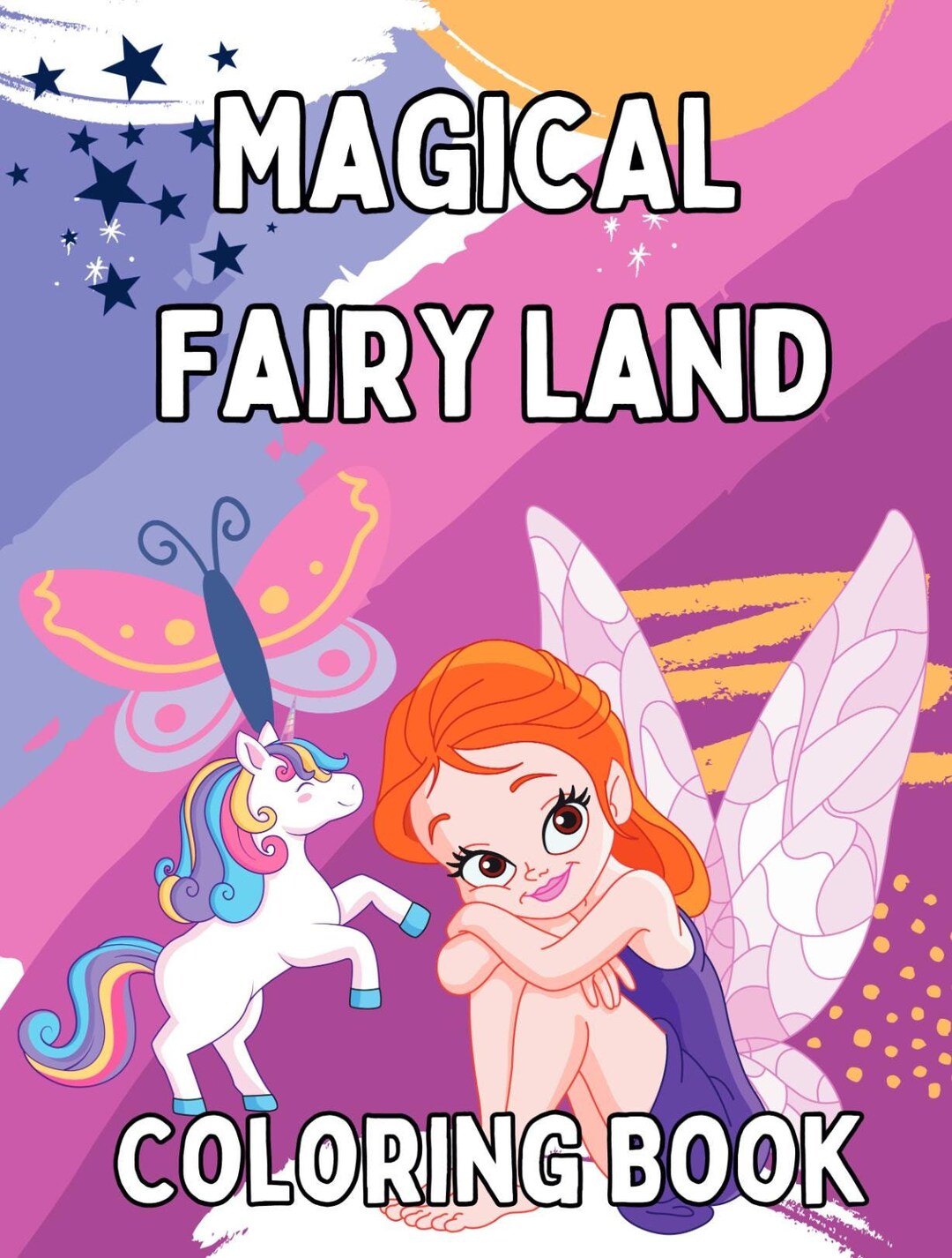Coloring Book for Kids | Magical Fairy Land Coloring Book | 31 ...