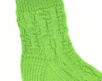 Patrón de tejido de calcetines sutiles y sensuales - Contenido para adultos (Patrón PDF)