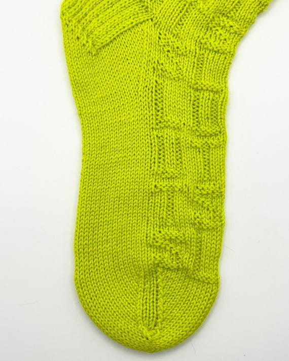 Subtle SLUT Sock Knitting Pattern - Mature Content (PDF Pattern)