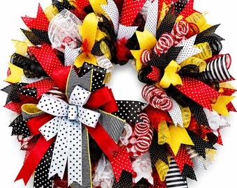 Teacher Wreath for Classroom Door, Teacher Appreciation Gift, Back to School Wreath, School Door Decor, Teacher Door Hanger