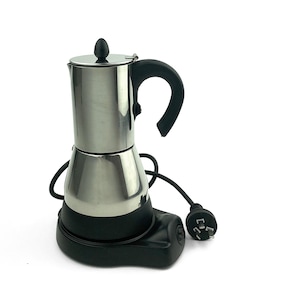 Electric Espresso Moka Coffee Maker 4~6Cups Stainless Steel Italian Classic Coffee Maker