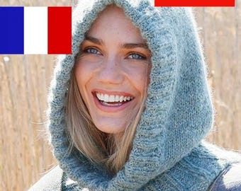 Crochet Hoodie Hat Winter Pattern PDF Guide