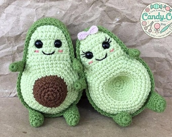 Amigurumi Crochet Avocado Pattern Tutorial PDF Guide