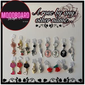 Rose, Flower, Spring, Summer, eReader Dust Plug Charms