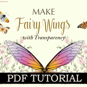 TUTORIAL FAIRY WINGS transparent for your one-of-a-kind creations