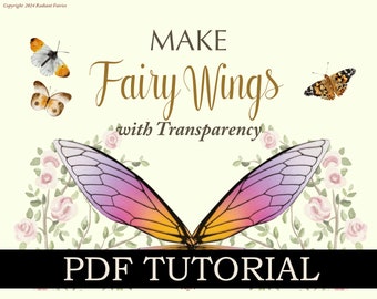 TUTORIAL FAIRY WINGS transparent for your one-of-a-kind creations
