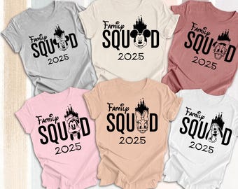 Chemise assortie Family Squad Disneyworld 2025