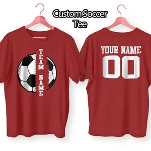 Personalized Soccer T-Shirt: Custom Name, Family Shirts