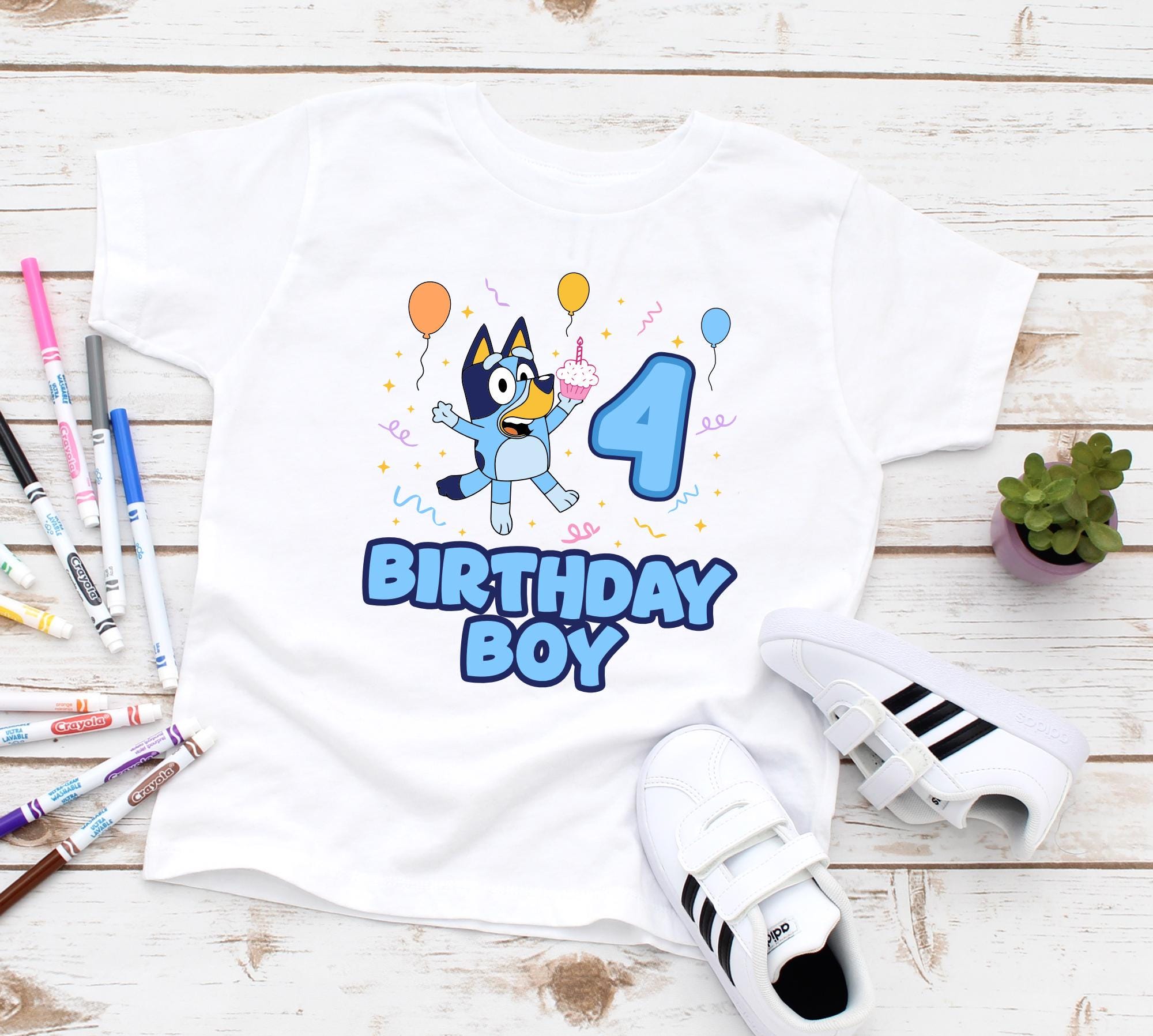 Personalized Bluey Birthday Shirt