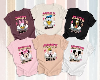 Disneyworld Family Matching Shirt, Retro Mickey Minnie Shirts, Checkered Mickey Shirt, Disney Family Vacation Shirt, Donald Daisy Duck Shirt