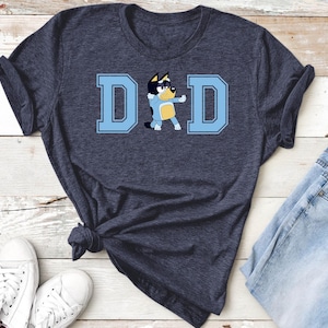 Bluey Dad Shirt, Bluey Bandit Shirts, Bandit Heeler Tee, Bluey Father&#39;s day Shirt, Bluey Family Dad Shirty, Bluey Dad Gift Tee, Bluey Match