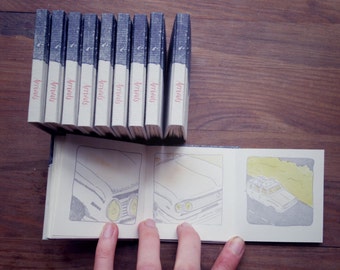 Miniature letterpress printed comic book, "Arrivals"