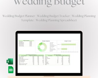 Planer Hochzeit | Hochzeit Budget Tracker | Hochzeitsplanungsvorlage | Hochzeitsplanung