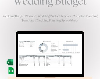 Der ultimative Hochzeitsbudgetplaner – Google Sheets & Excel Vorlage