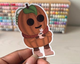 Cozy Pumpkin Spice Vinyl Sticker | Waterproof Autumn Fall Decal