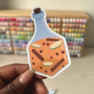 Simmer Pot Potion Sticker | Waterproof Cozy Fall Vinyl