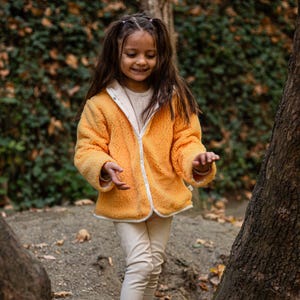 Luckka Teddy Kids Jacket: Soft Fleece Baby & Toddler Coat, Warm Winter Outerwear (1Y–6Y)
