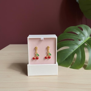 Kersenzoete oorbellen