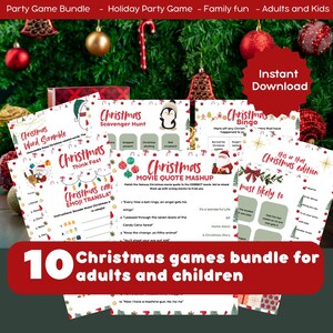 Christmas Family Trivia Game: Holiday Icebreaker, Fun for All Ages (Instant PDF)