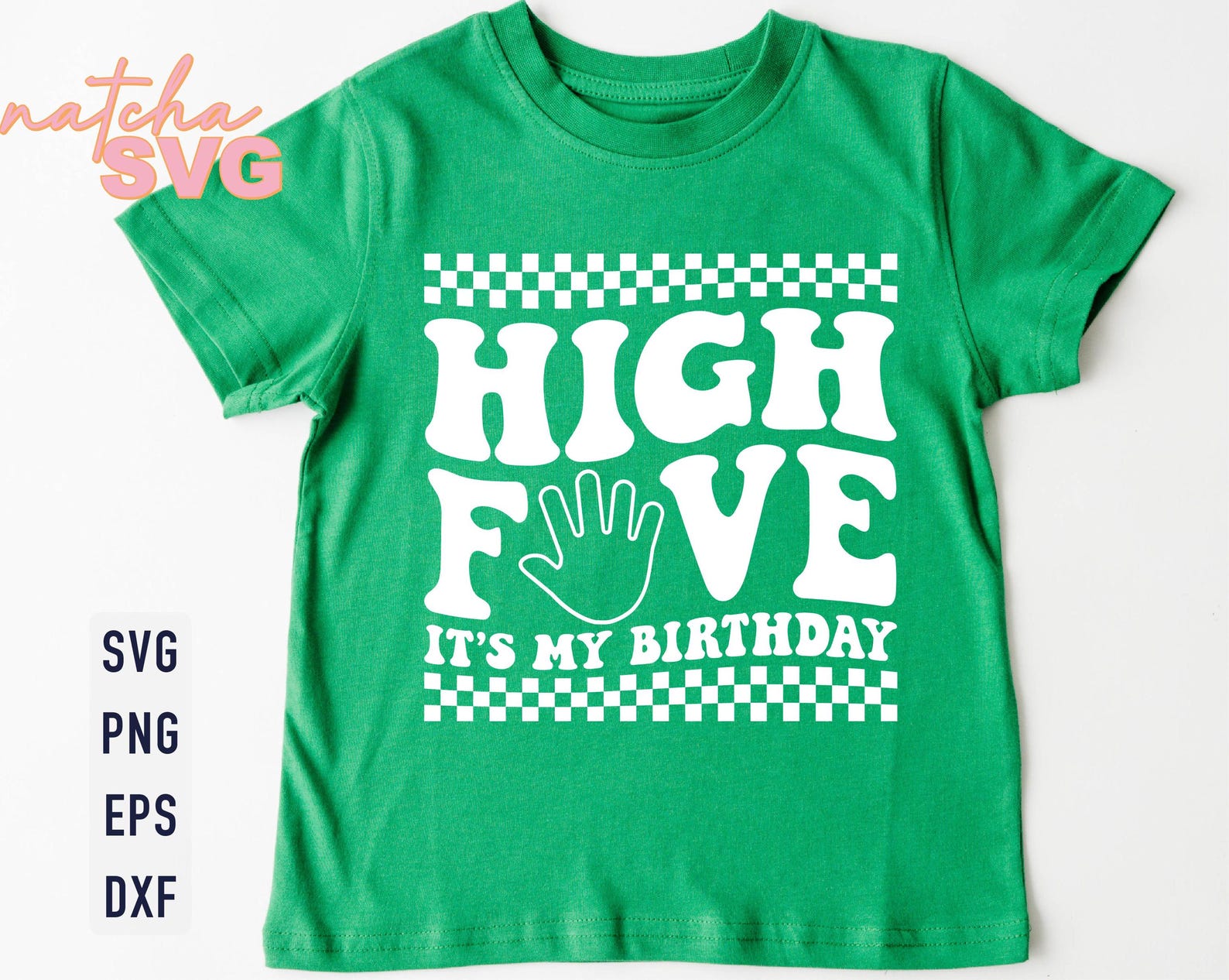 High Five 5th Birthday Boy SVG, Toddler Shirt Design (digital Download ...