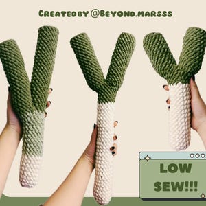 3 in 1 Green Onion - Digital Crochet Pattern