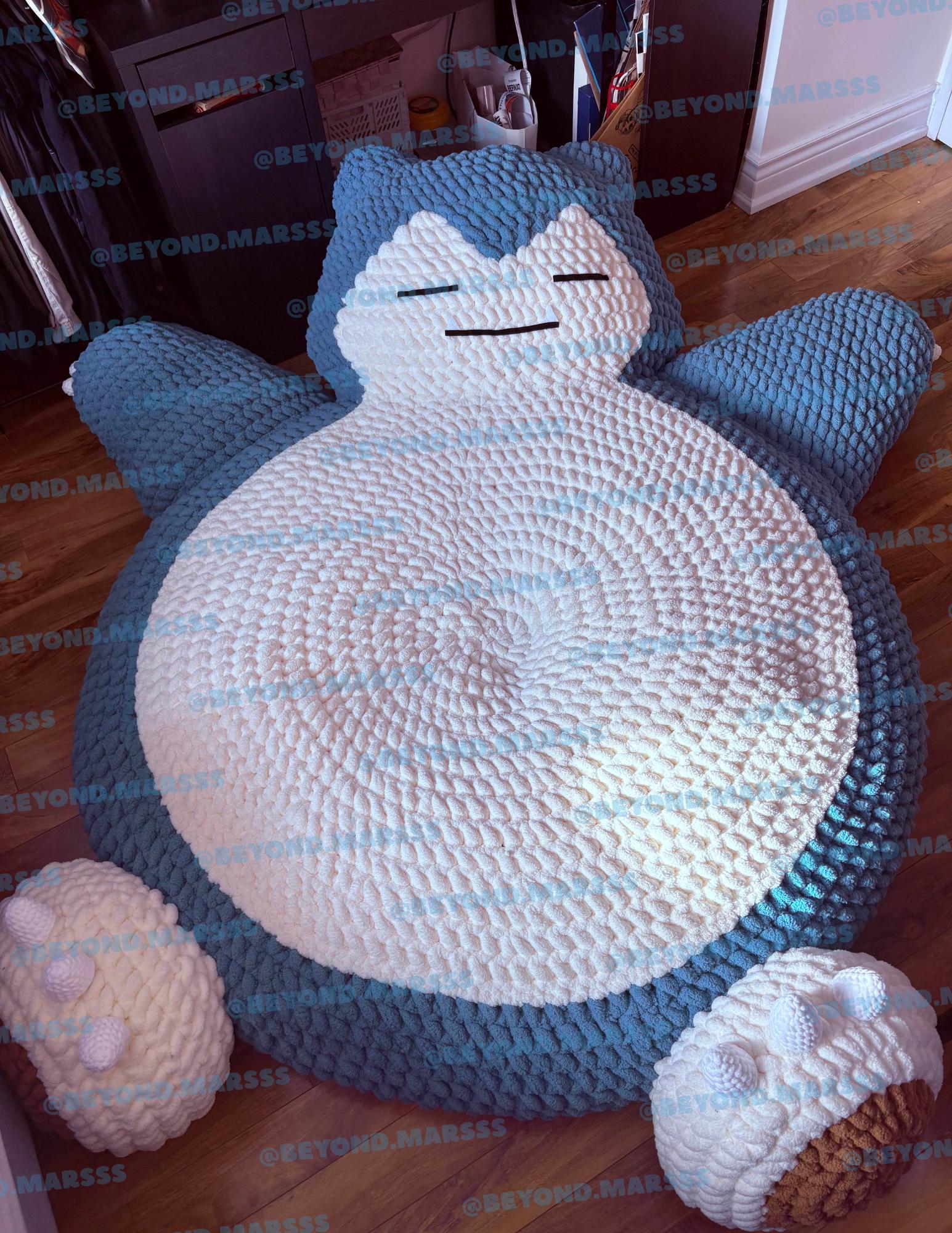 Life Size Sleeping Monster - Digital Crochet Pattern - Etsy