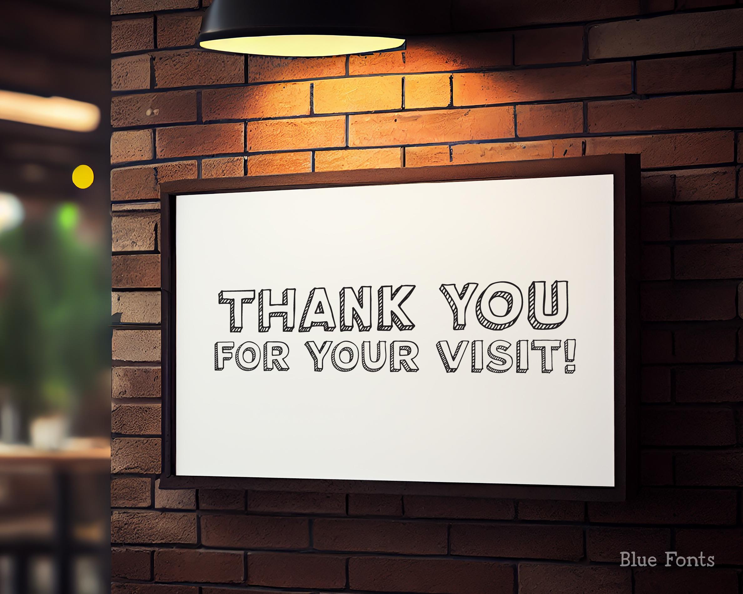THREE DRIFT Font Hand Drawn 3D Display Font Shadow Lettering for Canva ...