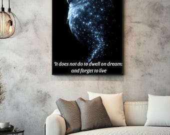 Snowy Owl Art Print: Hedwig Fan Gift (Digital Download)