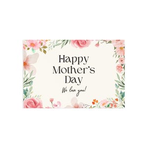 Fine Art Postcards, Mother's Day Card, Floral Greeting Card, Stationery Set, Handmade Gifts for Her, Botanical Print Notecards
