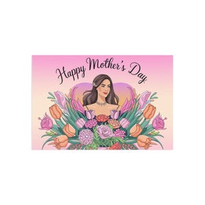 Fête des Mères Cartes postales, Carte de voeux, Ensemble de papeterie, Cartes de correspondance artistiques, Cadeau pour maman, Cartes faites main